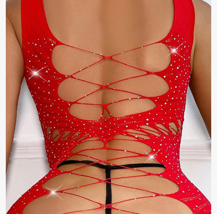 Fishnet lingerie