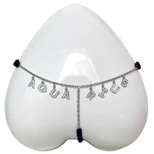 Load image into Gallery viewer, Letter Zodiac Belly Chain