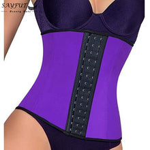 Load image into Gallery viewer, Latex Rubber Waist Trainer Corset