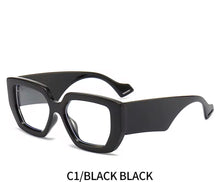 Load image into Gallery viewer, Trendy square frame fashion glasses