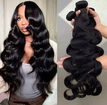 Load image into Gallery viewer, 100% Raw Brazilian Body Wave Human Hair
