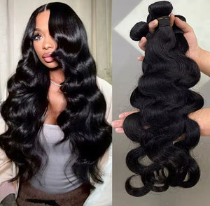 100% Raw Brazilian Body Wave Human Hair