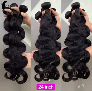 100% Raw Brazilian Body Wave Human Hair