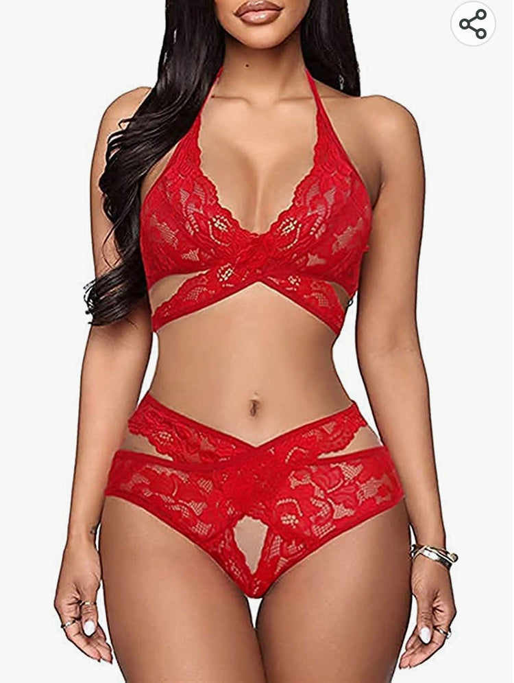 Sexy two piece lingerie set