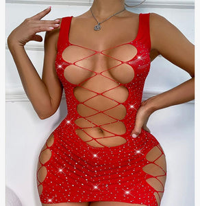 Fishnet lingerie