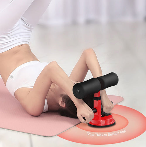 Fitness Sit Up Bar  with Floor Assistance Exercise Stand and Padded Ankle Support