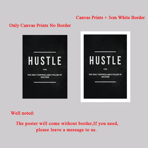 Grind Hustle  Execution Wall Art Canvas Prints Office Decor Motivational Modern Art Entrepreneur Motivation Painting Pictures