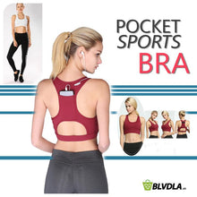 Load image into Gallery viewer, FitFlex Lifting Pocket Sports Bra