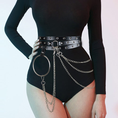 Exotic Harness O-ring Chain Belt