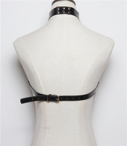 Bondage Harness chain bra