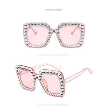 Load image into Gallery viewer, Stylish Blinged Out  Oversized Sunglasses Accessories