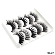 Load image into Gallery viewer, SEXYSHEEP 5Pairs 3D Mink Hair False Natural/Thick Long Wispy Eye Lashes