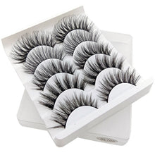 Load image into Gallery viewer, SEXYSHEEP 5Pairs 3D Mink Hair False Natural/Thick Long Wispy Eye Lashes